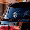2pcs Reflective 4" K9 Police Dog Unit Skull Bone Decal Sticker Car Vinyl