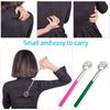 A single bear claw back scratcher, telescopic metal manual back scratcher with soft rubber handle, extendable claw design.