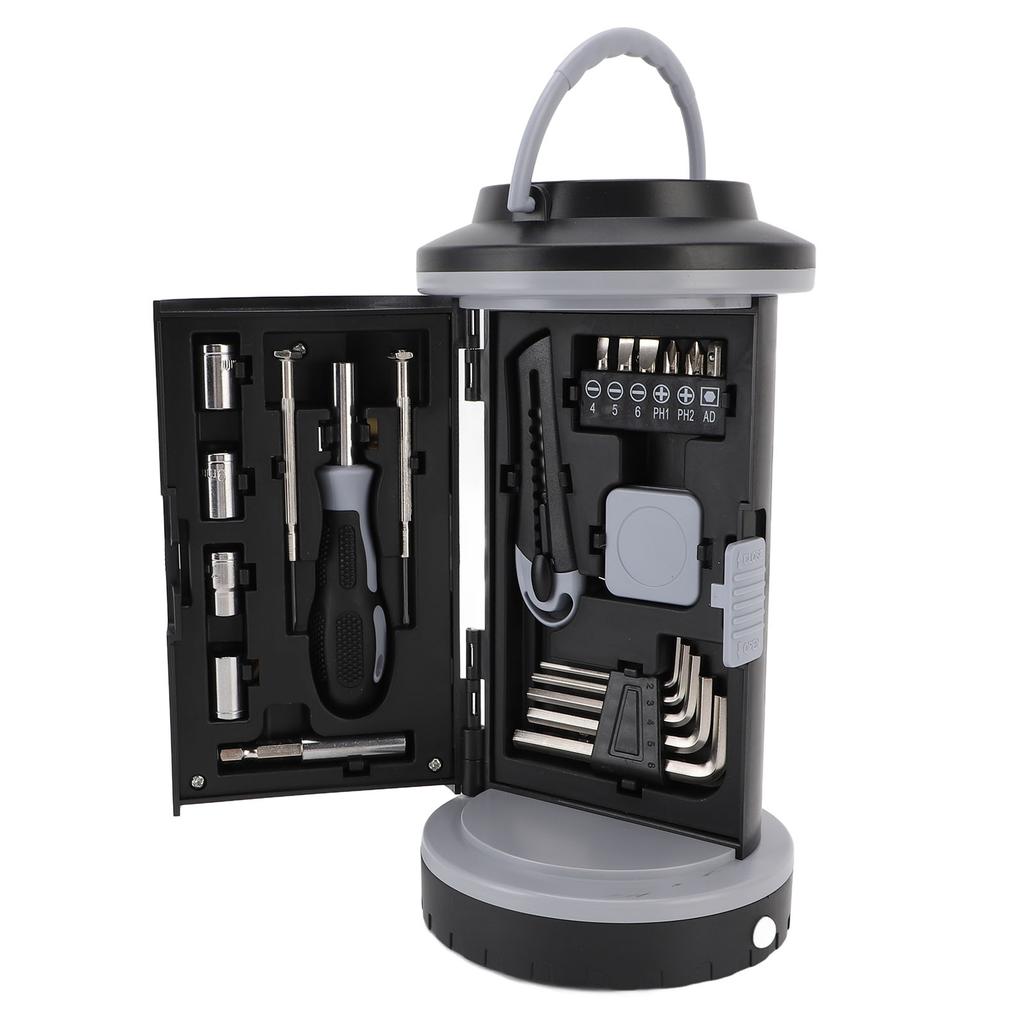 Portable Camping Lantern Multifunctional LED Emergency Camping Light with Tools Set for Outdoor