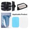 EMS-Gelpads für EMS-Trainer Bauch-Gel-Aufkleber Fitness-Hydrogel für Bauchmuskelstimulator Schlankheits-Massagegerät Praktische Anwendung