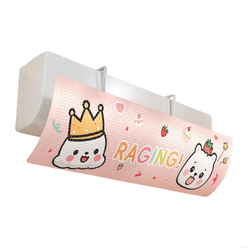 

B46E Adjustable Air Conditioning Baffle Easy Installation and Removal Air Conditioner Wind Deflector for Baby Room