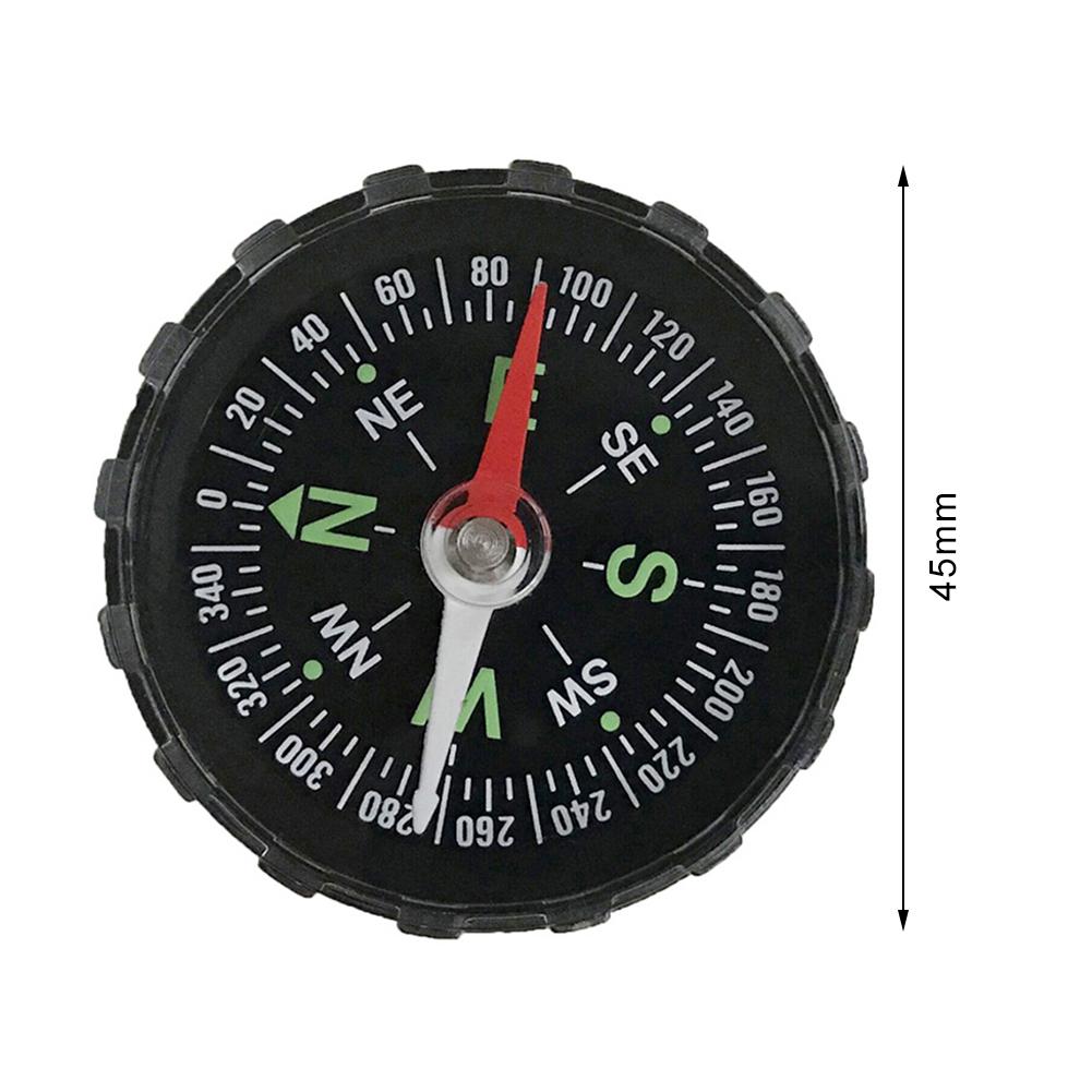 10-1PCS Mini Compass 45MM Portable Handheld Compass Outdoor Camping Hiking Travel Emergency Survival Navigation Tool