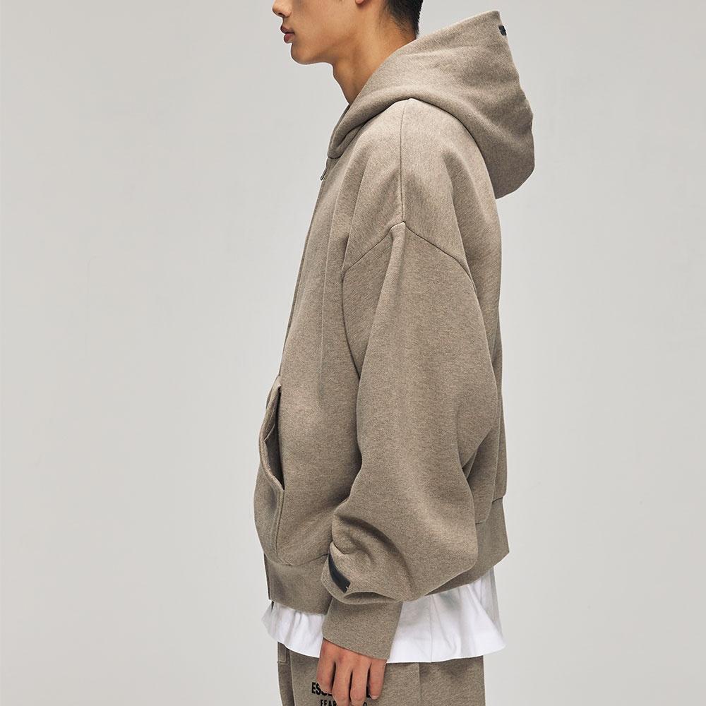 Fear of God Essentials Classic Full Zip-Up Hoodie 'Homestead Heather' Men's 192AS254781F
