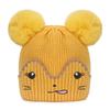 NORTHWOOD Children's Cute Cartoon Fur Ball Knitted Hat Winter Cold-proof Warm Baby Kids Woolen Hat for Boys Girls Beanies Hat