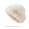Fashion Windproof Winter Hat Wool Imitation Mink Hair Pullover Hat Warm Beret Ear Protection Cap