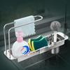 Stainless Steel Drainer Shelf Practical Kitchen Sink Organizer Drying Rack Sink Drain Shelf  Soap