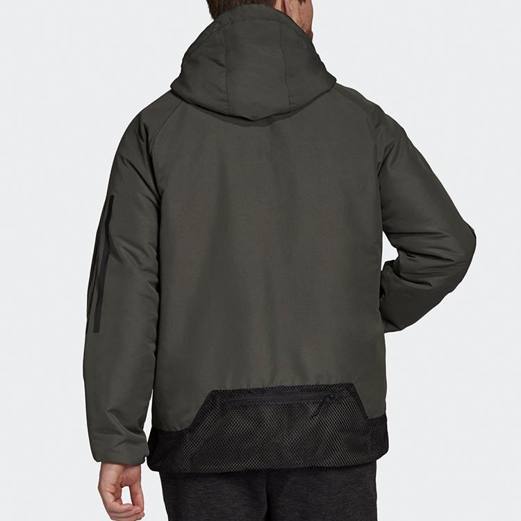 adidas Puffer Jacket Winter Men's Dark Earthy Brown DZ1399