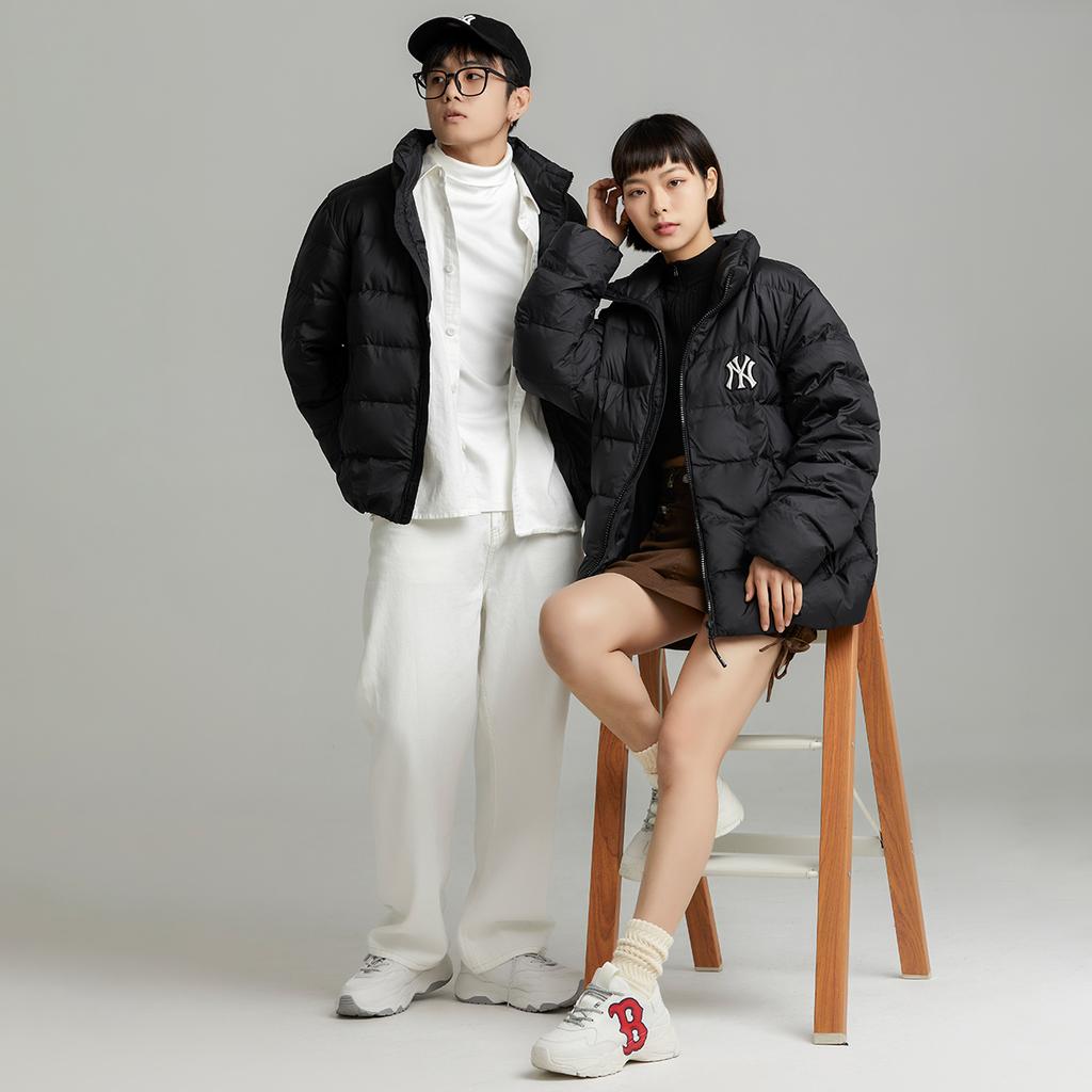 New MLB Down Jacket Cropped Unisex Black 3ADJB0726-50BKS