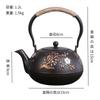 OULOVECO Iron Teapot, Teapot with Strainer, Iron Supplement, Improves Water Quality, Stylish Iron Teapot, Induction Cooking and Direct Heat
