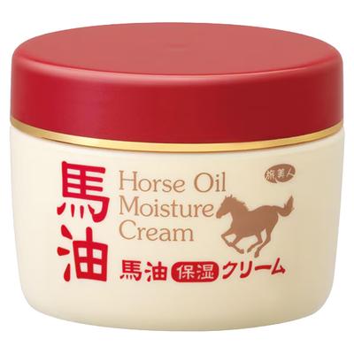 Azuma Shoji Horse Oil Moisturizing Cream 200g [Store Bag Included] Tabibijin Dry Skin Horse Oil Body Cream Hand Cream