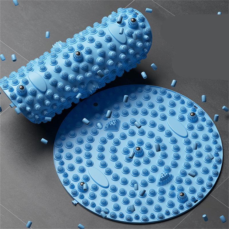 1PC Silicone Fingerpressure Board Yoga Acupressure Mat Foot Massage Pad Health Walk Pressure Board for Foot Relaxation