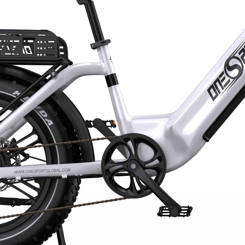 ONESPORT OT08 E-Bike für Erwachsene - 500W Reaktionsschneller Motor 48V18Ah Abnehmbarer Akku 120KG Tragfähigkeit Perfekt für den täglichen Gebrauch