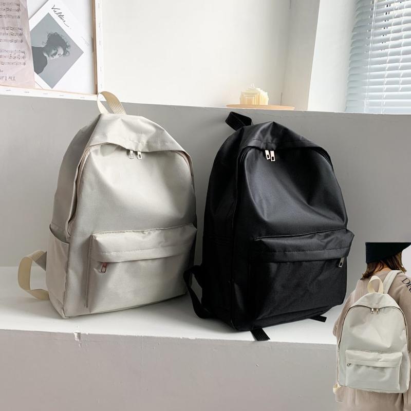 Simple Casual Backpack Large Capacity School Bag Travel Commuting Unisex Backpack Daily Laptop Knapsack Birthday Holiday Gifts