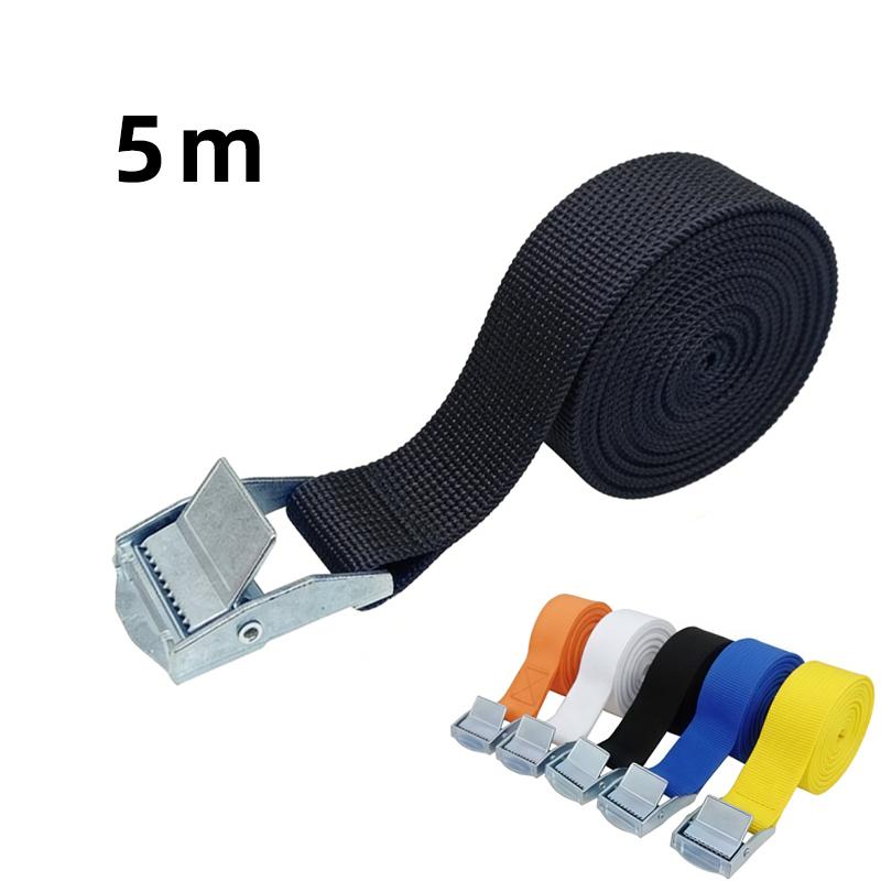 3M Cam Buckle Cargo Straps, Zinc Alloy Buckle PP Webbing Tie Down Belt for Car, Motorcycle, Luggage Transport