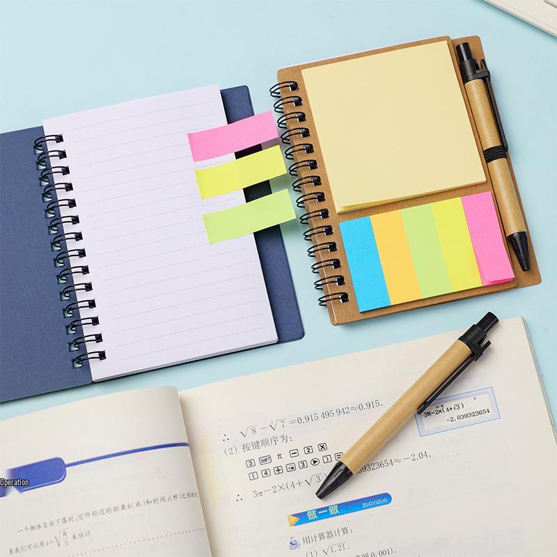 Custom Logo Sticky Notes Notebook - Creative Office & Promotional Notepad for Exhibitions