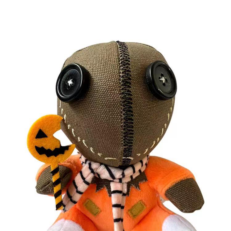 Trick 'r Treat Sam Plush Toy: Halloween Pumpkin Man Doll