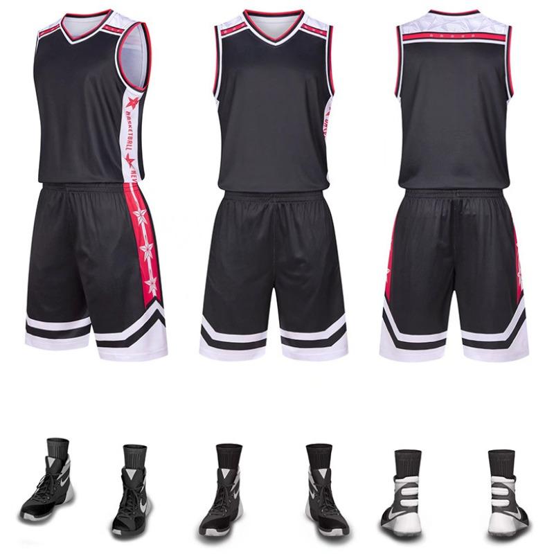 New Basketball Jersey Set Children'S Adult Jerseys Male And Female College Students Game Training Jersey Vest Summer