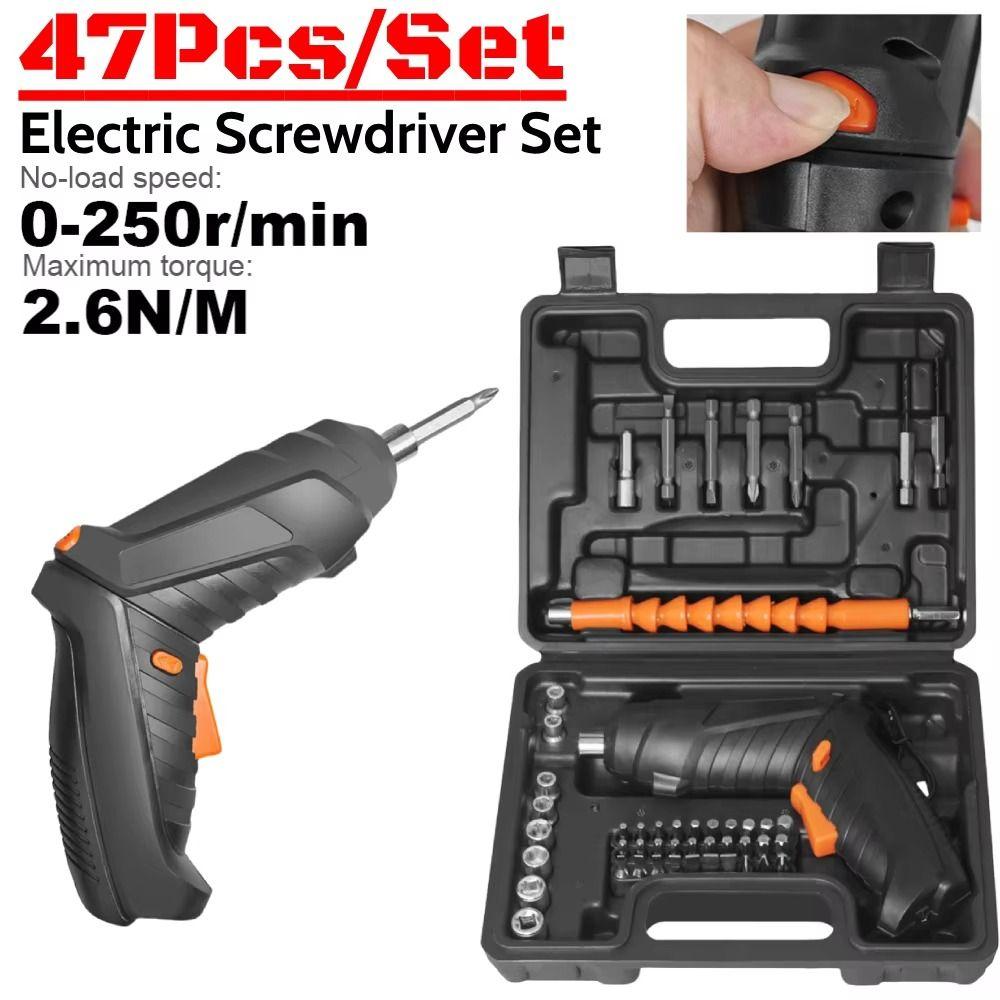 

Rechargeable Wireless Screwdriver USB Charging Cordless Screwdriver Screwdriver Bit