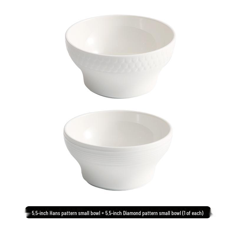 Noodle Bowl for Home Use: Stylish Nordic Design, Creative High-Footed Soup, and Large Rice Bowl