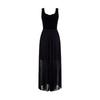 Edition Pleated Chiffon Sleeveless Long Dress