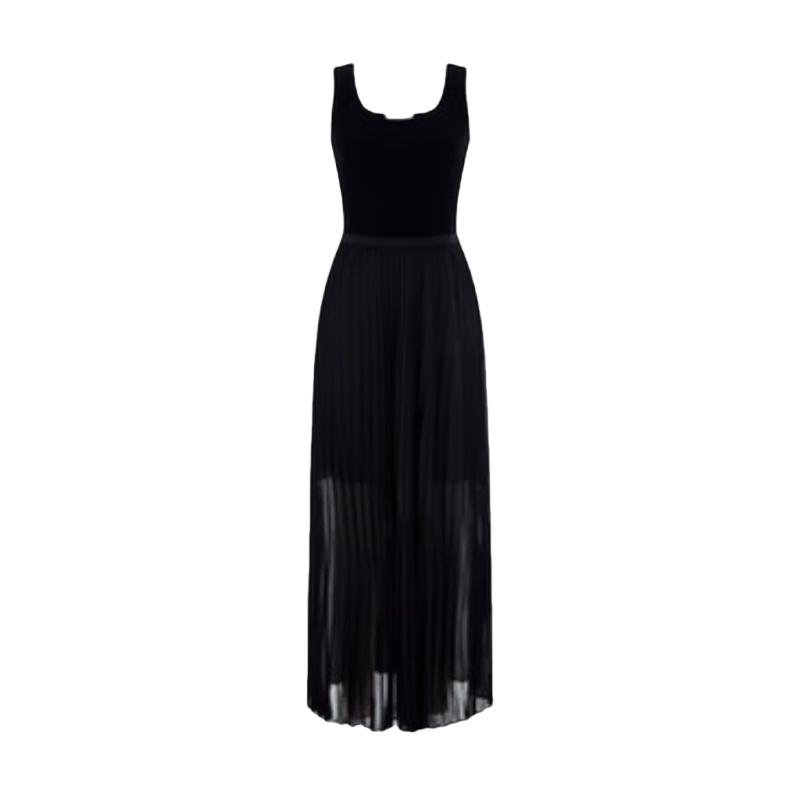 

Edition Pleated Chiffon Sleeveless Long Dress S (160cm)
