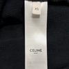 Celine Front Logo Hoodie Black Men's Size XS Model 2Y958670Q