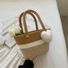 JMXD- Handmade Knitted Fashion Crossbody Bucket Bag for Women Shoulder Bag