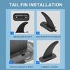 Multicolors Slide-in Surfboard Fin Nylon Stand Up Paddle New Detachable Surf Plate