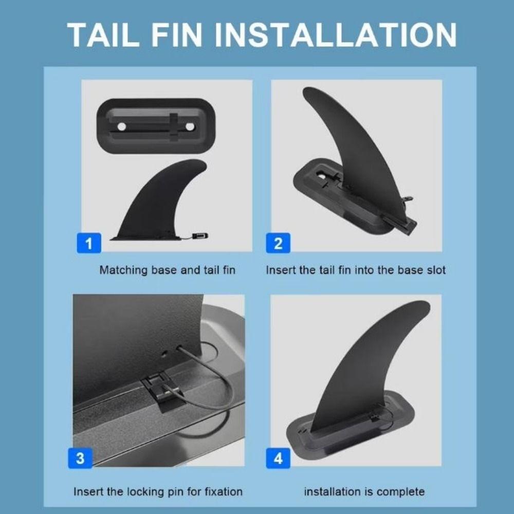 Multicolors Slide-in Surfboard Fin Nylon Stand Up Paddle New Detachable Surf Plate