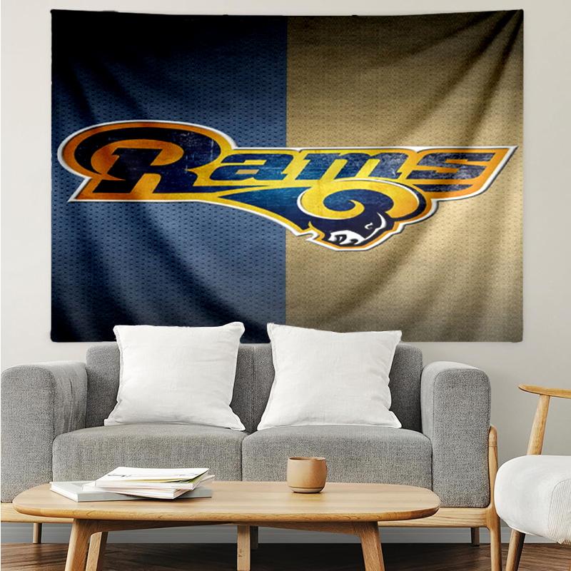 Los Angeles Rams Design Tapestry Hanging for Bedroom,Livingroom, Playroom,Decor Art Room Wall Tapestry Holiday and Birthday Gifts