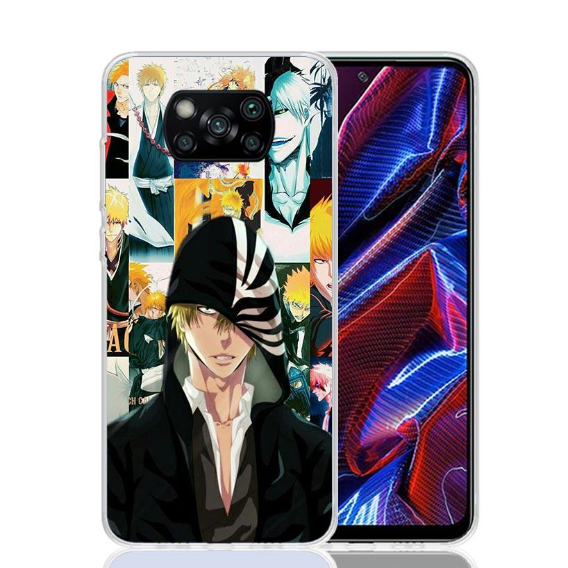 Ichigo Kenpachi Bleach Anime Phone Case For Xiaomi Poco F7 Ultra X7 X6 Pro X5 Redmi 15 15C 13 13C 12 12C 10 10A 10C 9 9A 9C 9T S