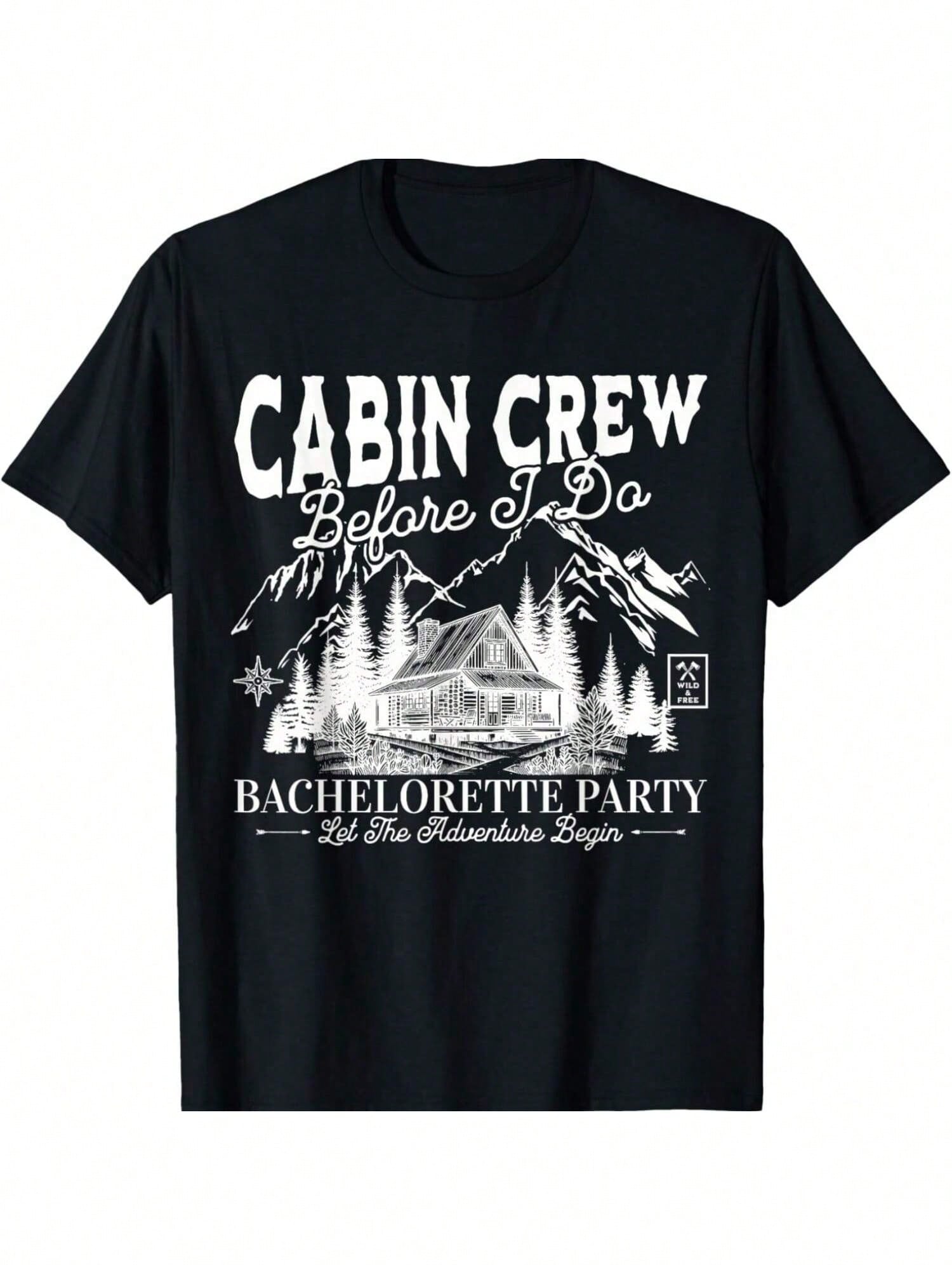 Cabin Crew Before I Do Camp Bach Bachelorette Party Matching T-Shirt S разноцветный