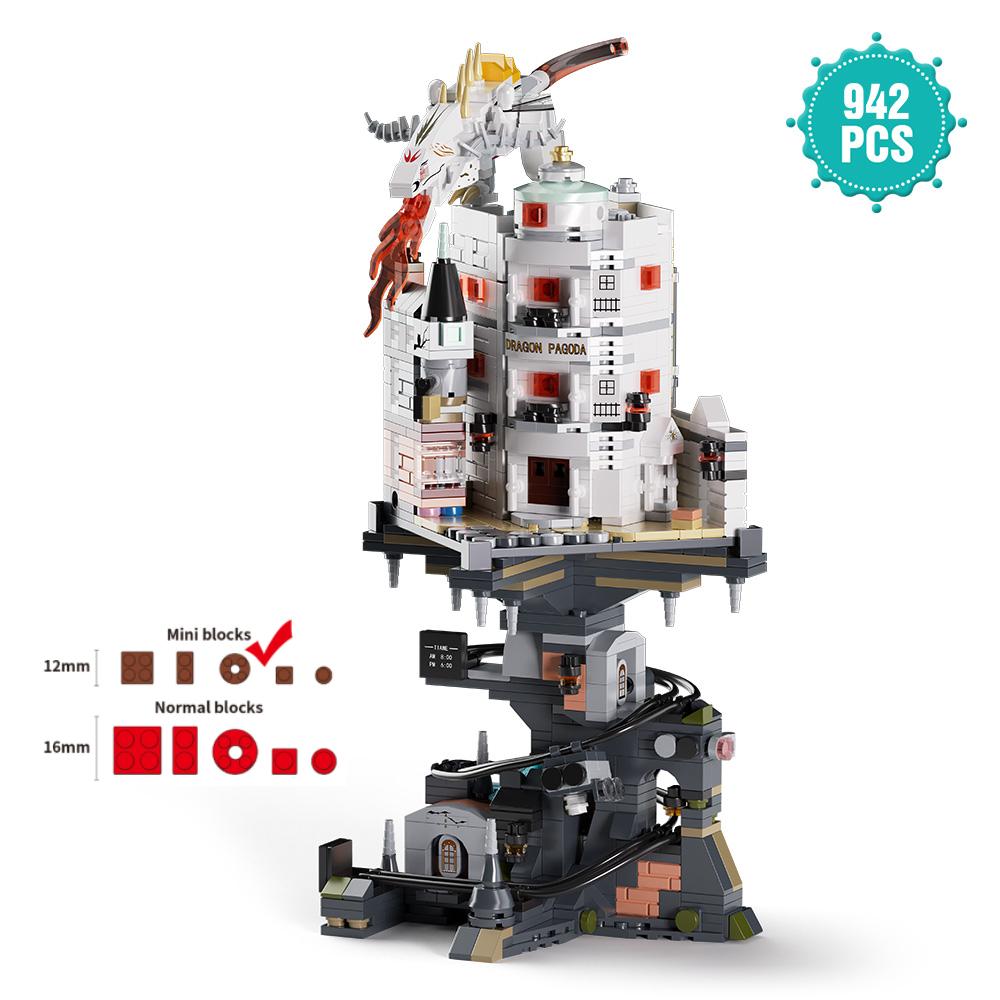 

Набор кубиков «Замок Герингера», серия «Мини-улица» с городскими зданиями для домашнего декора и офисных работ, кубики, для мальчиков, для взрослых, подарки