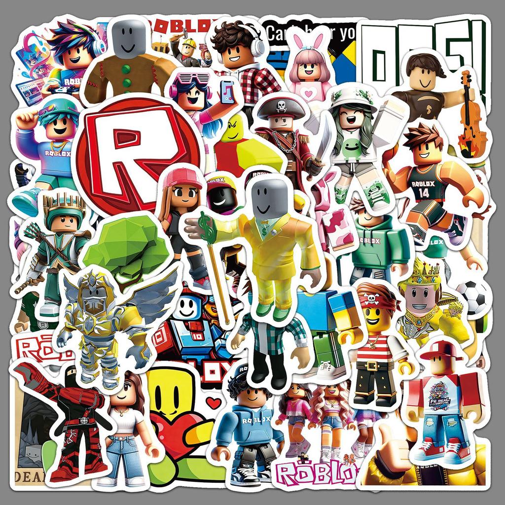 Стикеры Роблокс Roblox виниловые стикеры, наклейки для ноутбука, на телефон стикерпак наклейки набор наклейок 49 шт