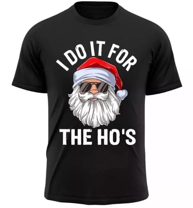 Funny Christmas Men Santa T-Shirt Unisex T-Shirt S