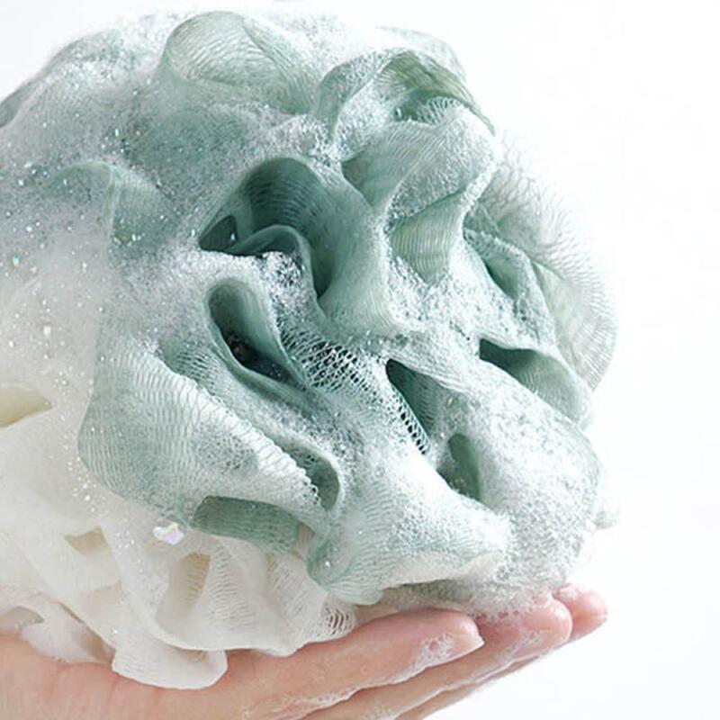 Shower Ball Bath Rich Foam Soft Material [WC7B44C] Yeon Brown