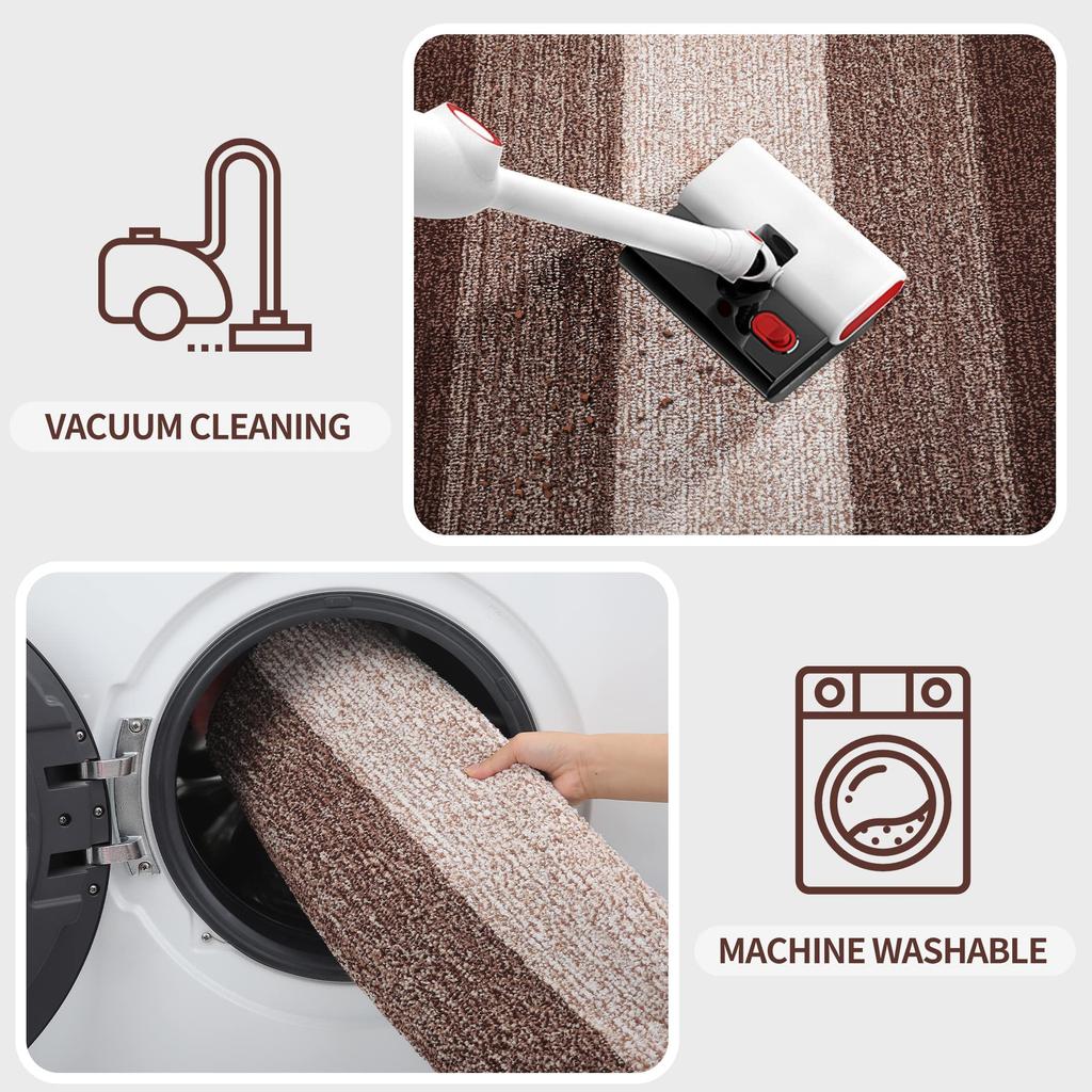 Olanly Low Profile Mat Foot Mat Door Mat Indoor Non-Slip Entrance Doormat Supe Absorbent Welcome Bathroom Rug Front Door Carpet