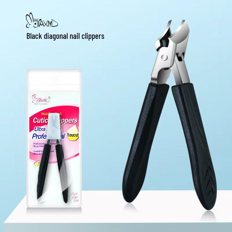Premium Angled Tip Nail Clippers with Anti-Splash Design for Precise Trimming