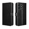 Para Funda tipo cartera Oukitel C51 con soporte y ranuras para tarjetas – Cubierta de cuero tipo flip resistente a golpes, al polvo y de uso rudo para negocios