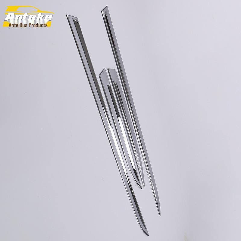 Fits 14 Grand Cherokee Models: Electroplated Door Edge Trim Sticker Set