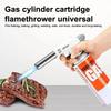 Torcia a Gas Saldatura Portatile Ugello Fiamma Bruciatore Butano Campeggio Esterno Barbecue Accendino Lanciafiamme Articoli da Cucina Attrezzatura per Saldatura