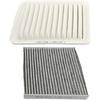 Engine Air Filter & Carbon Cabin Air Filter Fit For Corolla(2009-) Matrix(2009-2014) Yaris(2007-2018) Scion XD(2008-2014) Vibe(2009-2010)