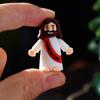 50pcs Mini Jesus Statue Easter Decoration Jesus Toys Figure Christ Religious Savior Jesus Doll Easter Supplies Desk Ornament