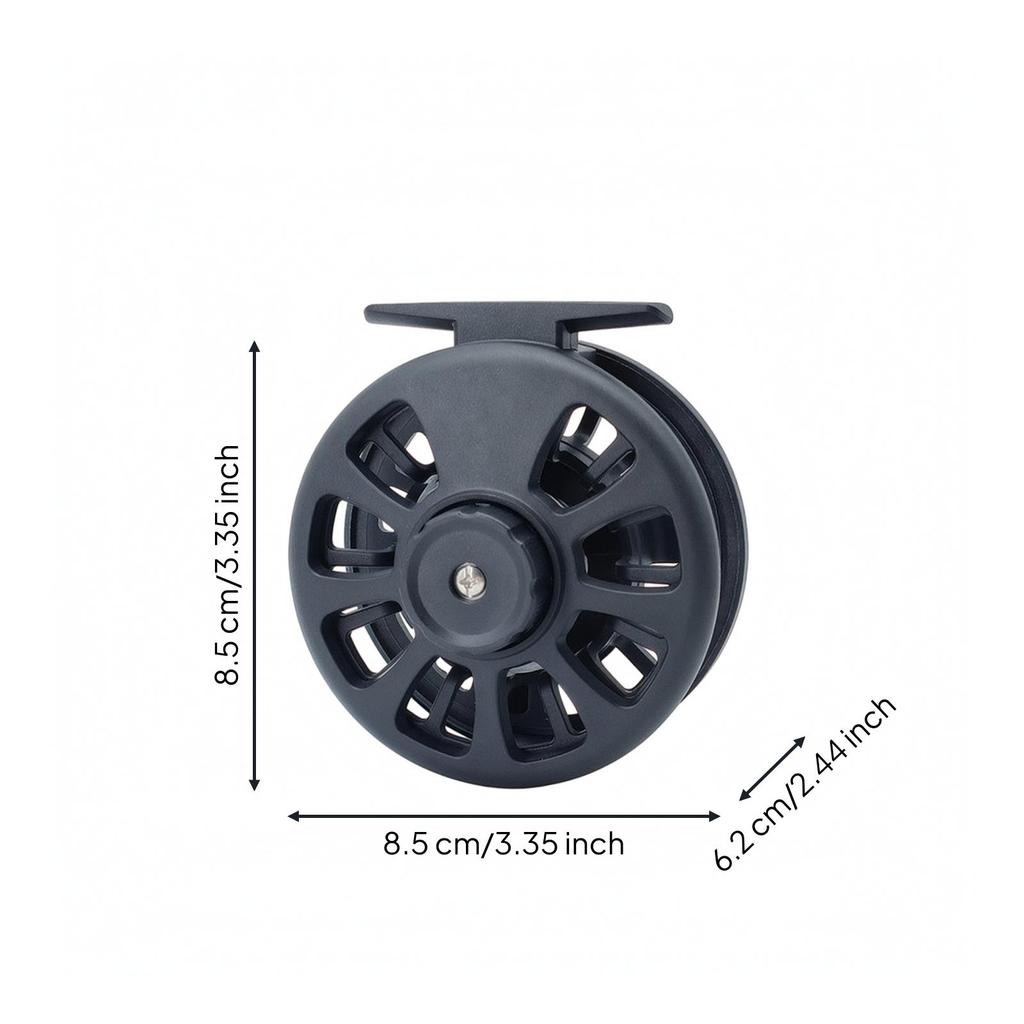 Fly Reel with Adjustable Drag Strong Fishing Reliable for Anglers
