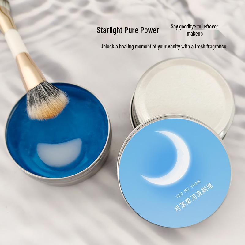 Moonfall Star River Makeup Brush & Sponge Cleansing Soap