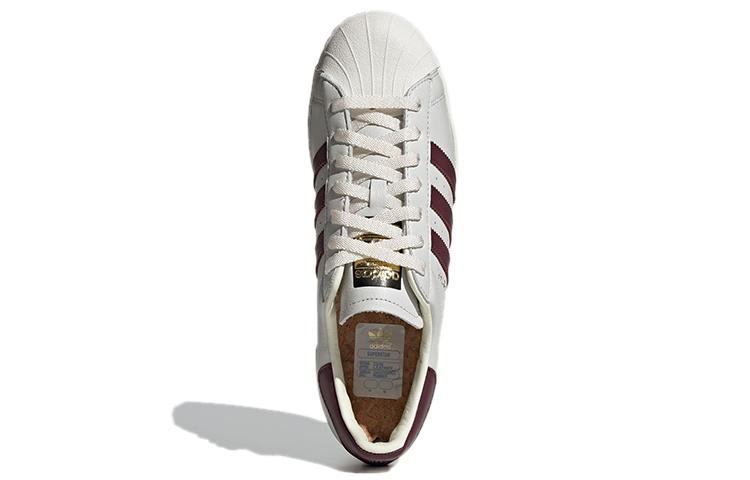 adidas Superstar 'Off White Maroon' H68187