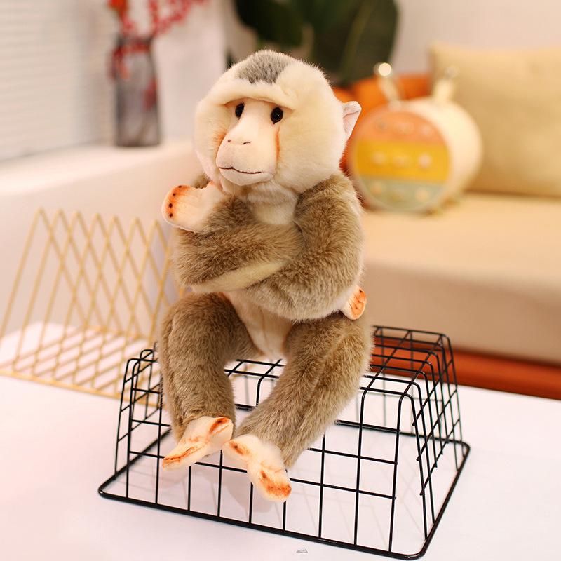 Süßes Orang-Utan Plüschtier - Affenpuppe Bürodekoration & Zoo Souvenir Geschenk