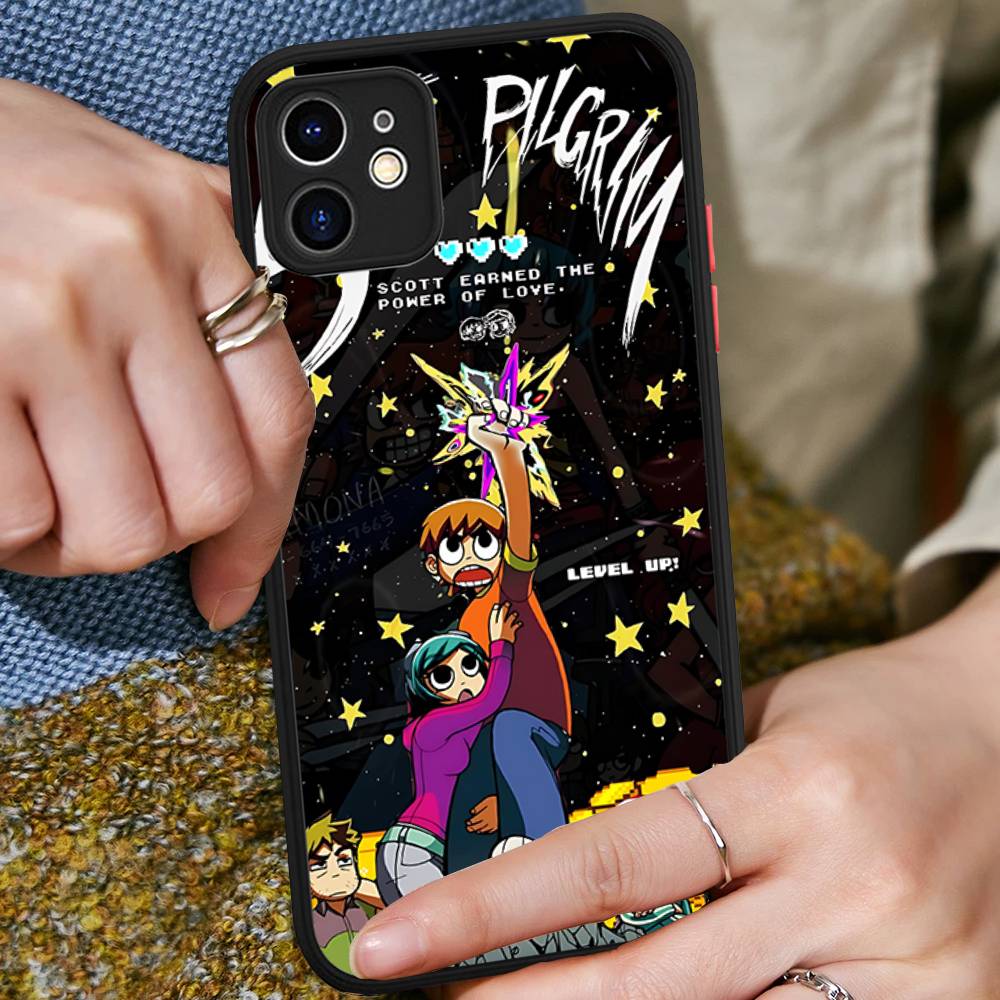 

Comedy Film Scott Pilgrim VS The World Phone Cases For IPhone 16 15 14 Plus 13 12 11 Pro Max Matte Oft Bumper Phone Cover iphone 13pro max