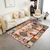 VIKAMA Retro Ethnic Style Carpet Colorful Mat Doormat Welcome Mat Warm Large Area Rug For Bedroom Carpet For Live Room Home Deco