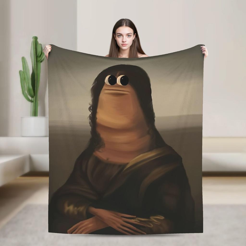 Marcus the Worm Funny Meme Plush Blanket Girls Boys Flannel Throw Blanket For Living Room Warm Soft Quality Bedspread